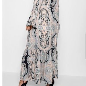 Paisley Wrap dress- NEW